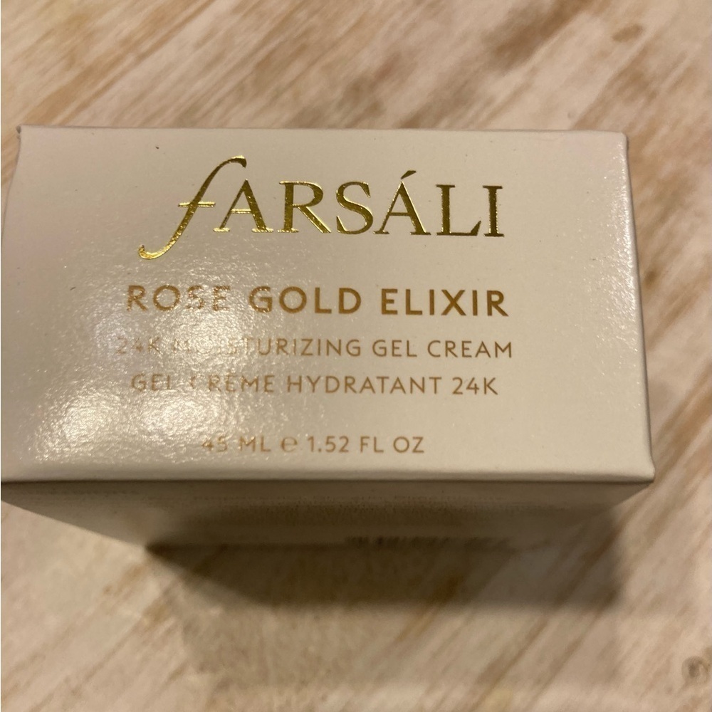 Farsali Rose Gold‎ Elixir 24K Moisturizing Gel Cream 1.52 fl oz Full Size